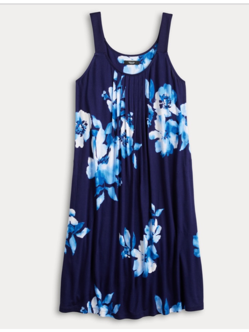 Simply Vera Vera Wang Navy Blue Floral Chemise size XXL (20) - Picture 5 of 11
